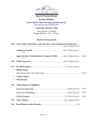 Call to Order, Flag Salute, Land and Labor Acknowledgement, Introductions