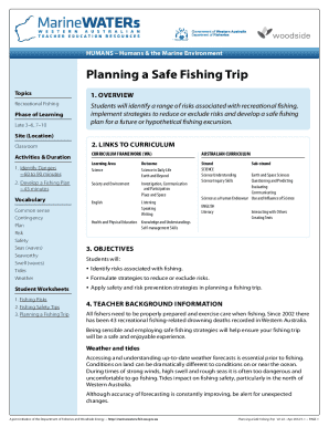 Planning a Safe Fishing Trip