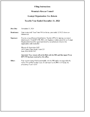 Financials &amp; Reporting