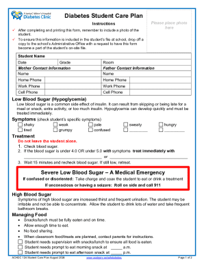 Type 1 Diabetes and School: A Guide for Parents and ...