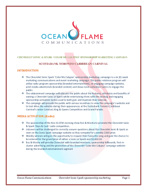 Chevrolet Sonic & Spark Color Me Calypso Campaign