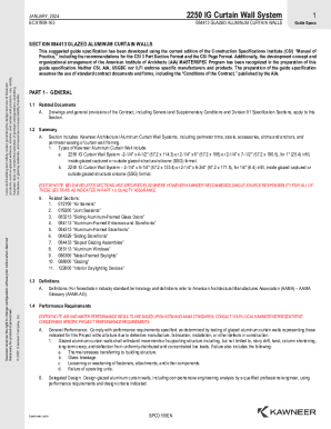 2250 Ig Curtain Wall System