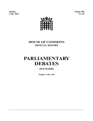 5 July 2021 - House of Commons - Hansard - UK Parliament