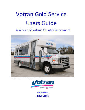 Votran Gold Service User's Guide