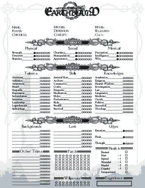 Dragon the Embers - MrGone's Character Sheets