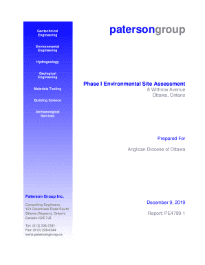 Phase I Environmental Site Assessment