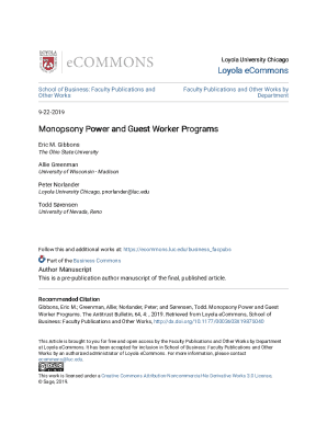 Monopsony Power and Guest Worker Programs