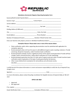 CaliforniaMandatory Commercial Organics Recycling