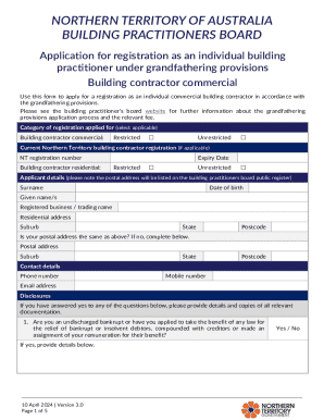 Attach 1 PR-CM Review of the Building Professionals Act ...