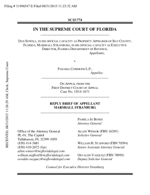 Reply Brief of Appellant Marshall Stranburg