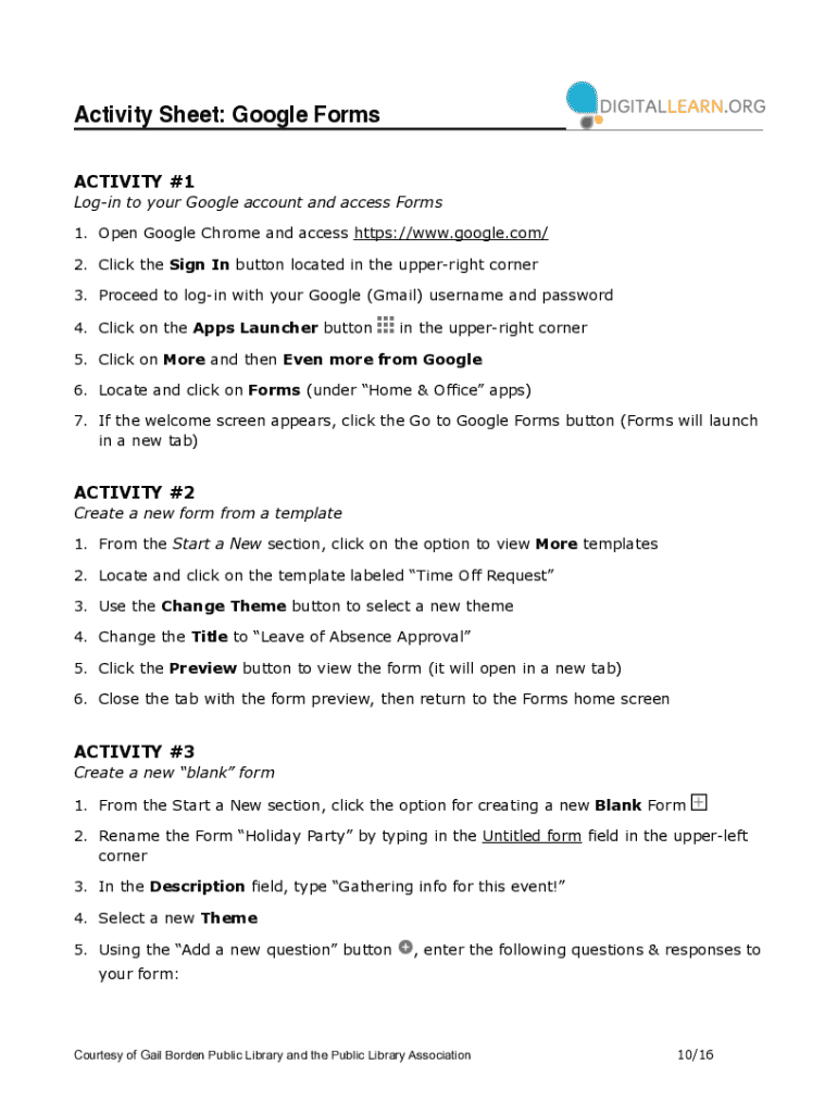 Form preview