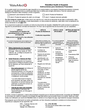 Informacin al paciente sobre cobros y normas de pago