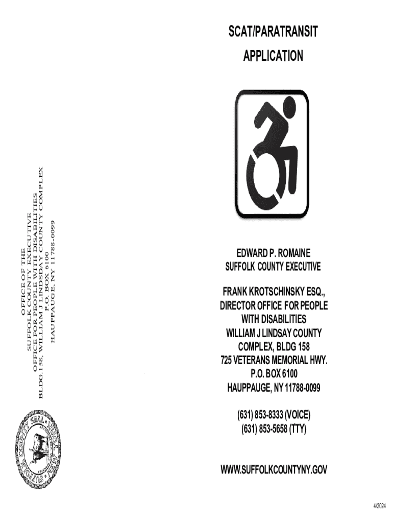 application accessible scat paratransit Preview on Page 1
