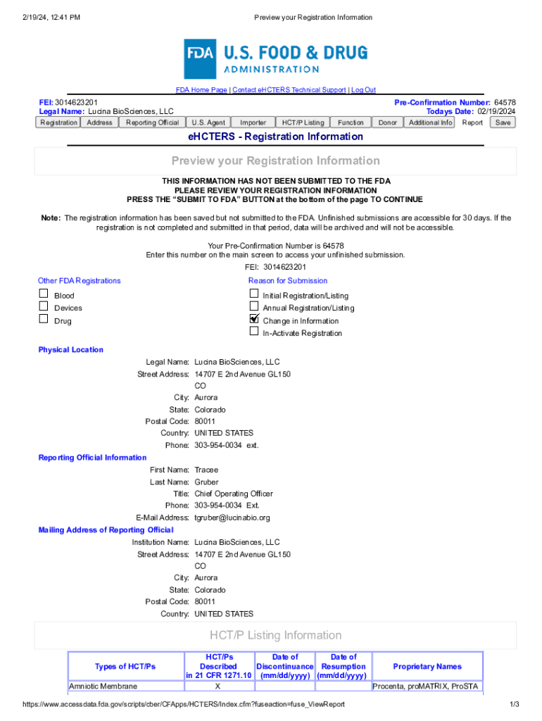 Form preview