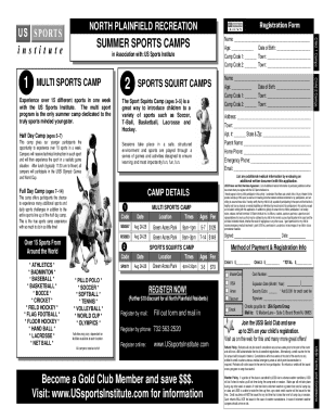 Summer Sports Camps (1.5 to Adult)
