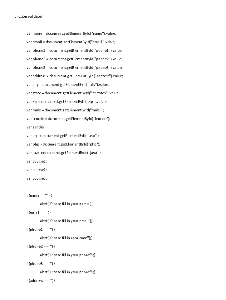 Form preview
