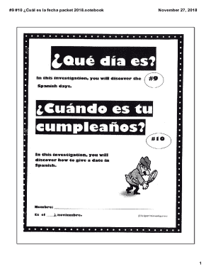 Introduction to cul es la fecha hoy?introductory spanish i