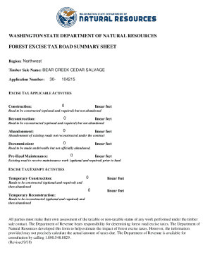 Bear Creek Cedar Salvage