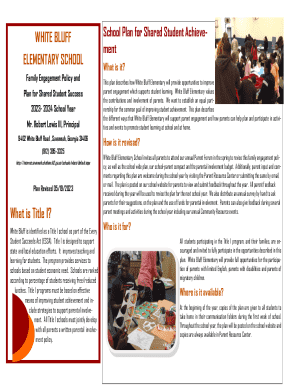 WHITE BLUFF ELEMENTARY SCHOOL What is Title I?