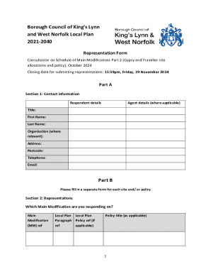 Policy Map Schedule for Proposed Gypsy, Traveller and ...