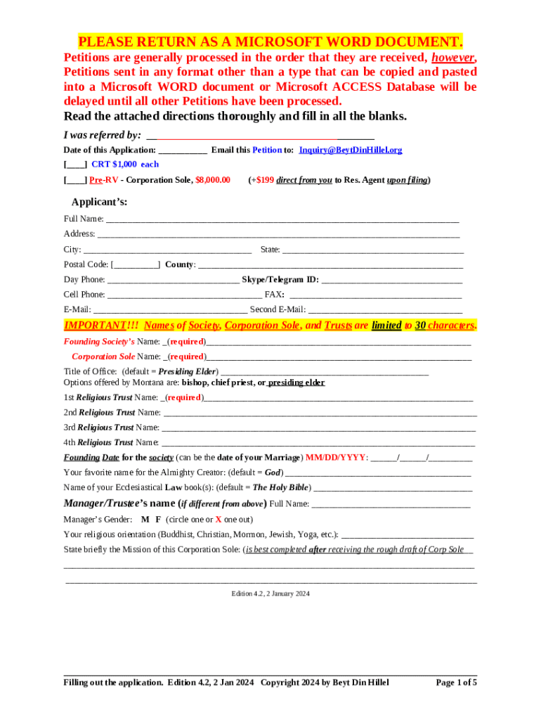 Form preview