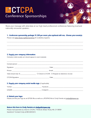 Conference Sponsorships