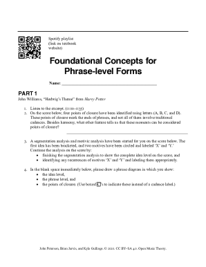 Foundational Concepts for Phrase-level Forms