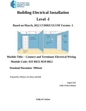 Building Electrical Installation