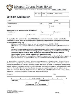 Homeowner's AffidavitMadison County Public Health