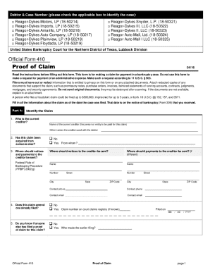 Official Form 410