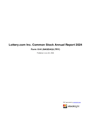 Lottery.com, Inc. Common Stock (SEGG) SEC Filings