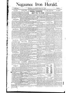 N e g a u n e e Ir o n H e r a ld