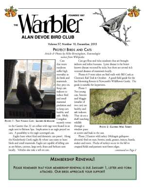 Our May Birdathon was a Great Success! Thank You!