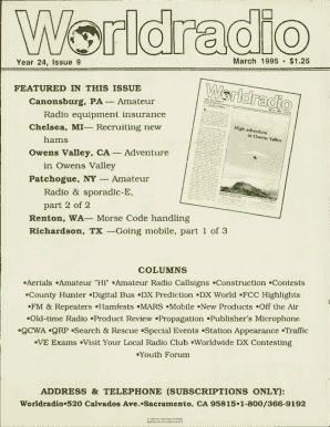 Morse Code handling Richardson, TX Going mobile, part ...