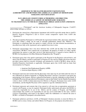 Data Release Consent Form and Addendum to the TVT ...