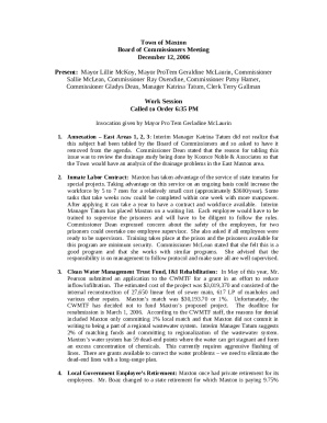 FORMS - Town of Maxton