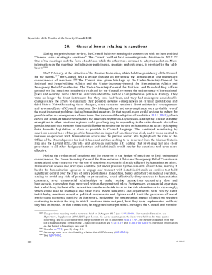 Repertoire of the Practice of the Security Council, 2022