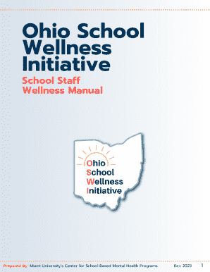Ohio School Staff Wellness Manual