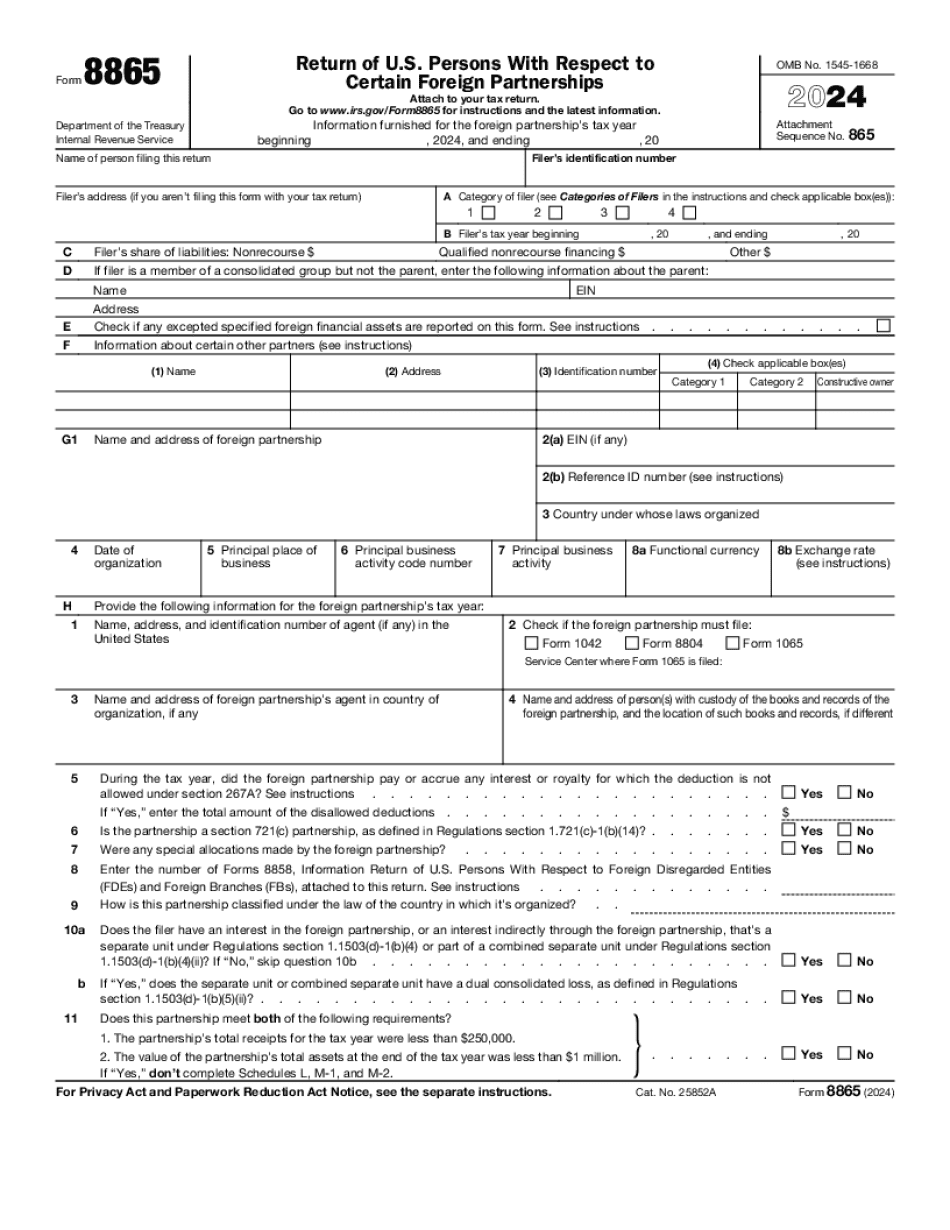 Form 8865
