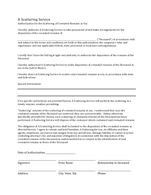 Scattering Service Authorization