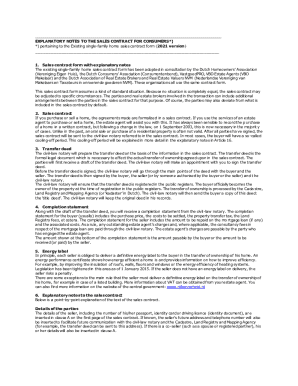 Sales Contract for Consumers