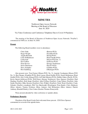 Via Video Conference and Conference Telephone Due to Covid-19 Pandemic