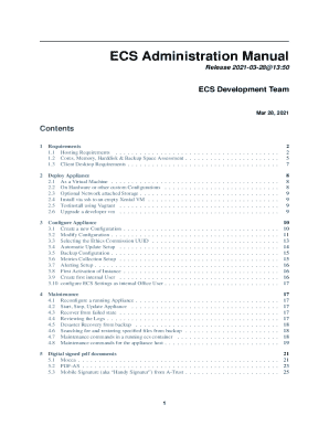 Ecs Administration Manual