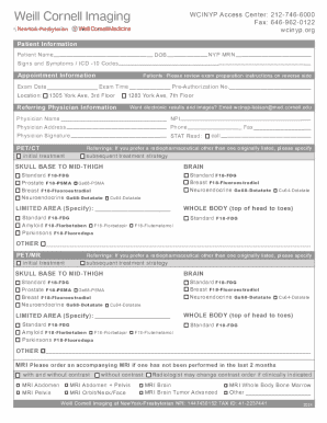 WC I NYP Access Center: 212-7 46-6000