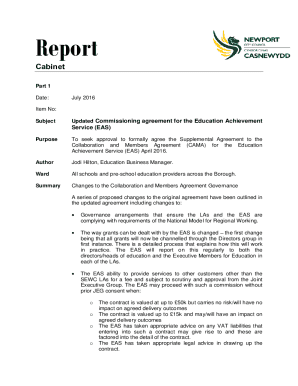 Supplemental Agreement to the Collaboration and Members Agreement