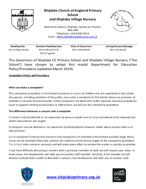 Establishment Shiplake Church of England School