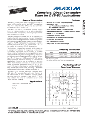Complete Tuner For DVB And VSAT Satellite Applications ...