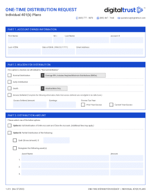 Self-Directed Account Forms