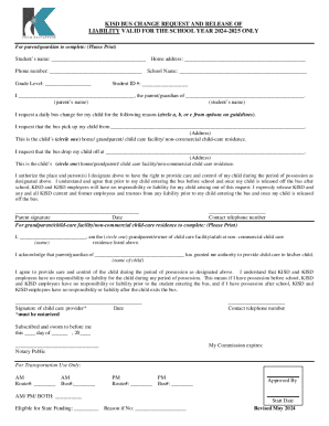 Transportation Release Authorization Form - Killeen ...
