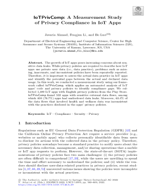 Data Privacy and Compliance in IoTRequest PDF